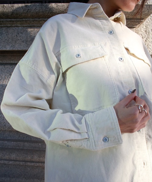 Scrap Book（スクラップブック）の「【Healthy denim】Almond（その他アウター・レディース・ホワイト・1）」の4枚目の写真