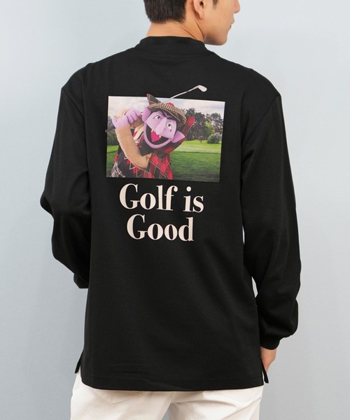 NEW ERA(ニューエラ)の「NEW ERA GOLF/ニューエラゴルフ 長袖Tシャツ SESAME STREET セサミストリート ロンT 14682874/14682875(Tシャツ/カットソー・メンズ・ホワイト/ブラック・XL/M/L/2XL)」の1枚目の写真