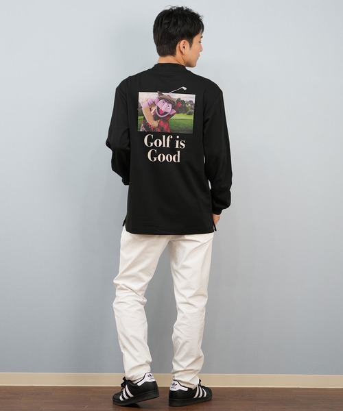 NEW ERA(ニューエラ)の「NEW ERA GOLF/ニューエラゴルフ 長袖Tシャツ SESAME STREET セサミストリート ロンT 14682874/14682875(Tシャツ/カットソー・メンズ・ホワイト/ブラック・XL/M/L/2XL)」の7枚目の写真
