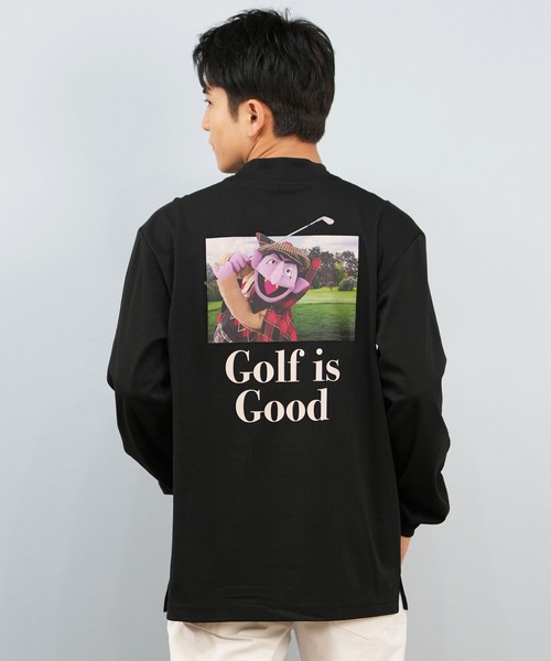NEW ERA(ニューエラ)の「NEW ERA GOLF/ニューエラゴルフ 長袖Tシャツ SESAME STREET セサミストリート ロンT 14682874/14682875(Tシャツ/カットソー・メンズ・ホワイト/ブラック・XL/M/L/2XL)」の13枚目の写真