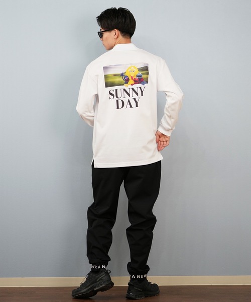 NEW ERA(ニューエラ)の「NEW ERA GOLF/ニューエラゴルフ 長袖Tシャツ SESAME STREET セサミストリート ロンT 14682874/14682875(Tシャツ/カットソー・メンズ・ホワイト/ブラック・XL/M/L/2XL)」の17枚目の写真