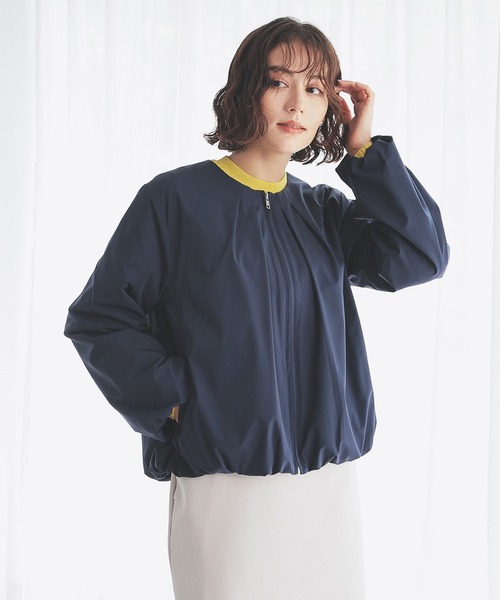 GLACIER lusso（グラシアルッソ）の「裾バルーンブルゾン（ブルゾン・レディース・モカ/ネイビー/チャコール・S/M/L/LL）」の10枚目の写真