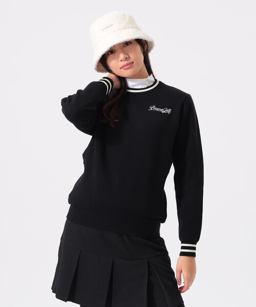 ORANGE LABEL / エアシャット 縦ロゴ ニット（ニット/セーター