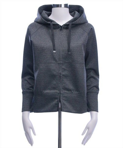 CLEAR BASIC（クリアベーシック）の「ダンボールパーカー［大人 カジュアル 着回し力抜群］（パーカー・レディース・グレー/ブラック・F）」の14枚目の写真