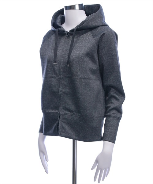 CLEAR BASIC（クリアベーシック）の「ダンボールパーカー［大人 カジュアル 着回し力抜群］（パーカー・レディース・グレー/ブラック・F）」の7枚目の写真