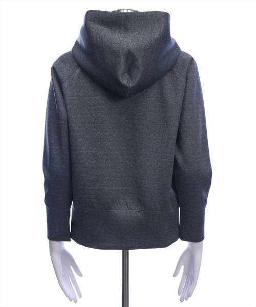 CLEAR BASIC（クリアベーシック）の「ダンボールパーカー［大人 カジュアル 着回し力抜群］（パーカー・レディース・グレー/ブラック・F）」の10枚目の写真