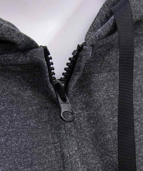 CLEAR BASIC（クリアベーシック）の「ダンボールパーカー［大人 カジュアル 着回し力抜群］（パーカー・レディース・グレー/ブラック・F）」の6枚目の写真
