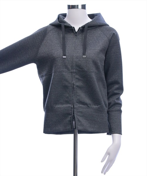 CLEAR BASIC（クリアベーシック）の「ダンボールパーカー［大人 カジュアル 着回し力抜群］（パーカー・レディース・グレー/ブラック・F）」の11枚目の写真