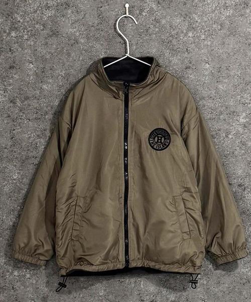 セール】【裏フリース】 2wayリバーシブルトラックジャケット