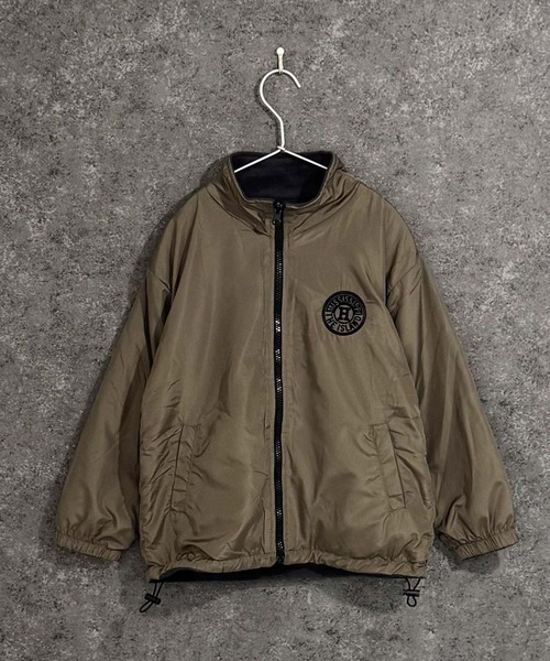 裏フリース】 2wayリバーシブルトラックジャケット（ナイロン