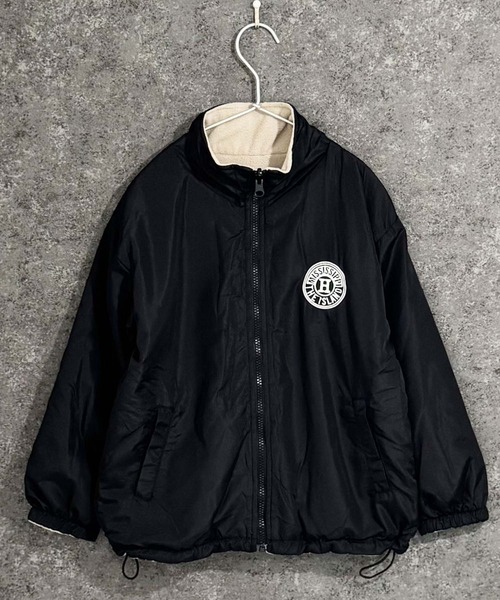 SHISKY(シスキー)の「【裏フリース】 2wayリバーシブルトラックジャケット(ナイロンジャケット・キッズ・ベージュ/チャコール/カーキ/ブラック・110/120/130/140/150/160)」の19枚目の写真