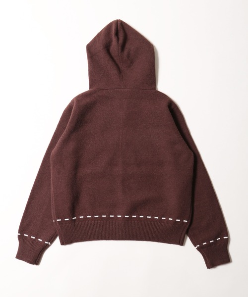 PHILLY（フィリー）の「アーガイルデザインニットパーカー（パーカー・レディース・ブラウン/グレー・FREE）」の18枚目の写真