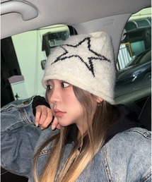 Vini | ユニセックススターモチーフビーニー(ニットキャップ/ビーニー)