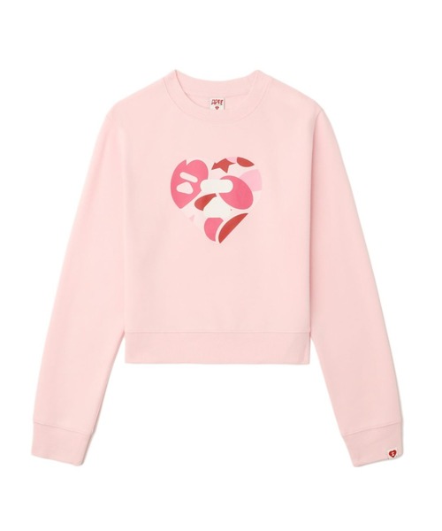 BATHING APEトレーナー ピンク A BATHING APE（アベイシングエイプ） トレーナー スウェット ABC CAMO