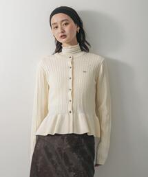 SENSE OF PLACE by URBAN RESEARCH | ミニケーブルペプラムセーター(ニット/セーター)