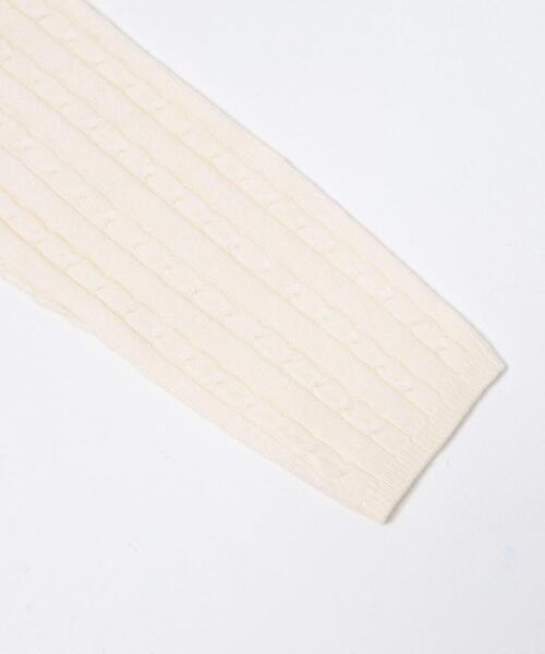 SENSE OF PLACE by URBAN RESEARCH（センスオブプレイスバイアーバンリサーチ）の「ミニケーブルペプラムセーター（ニット/セーター・レディース・ネイビー/レッド/アイボリー/チャコールグレー・ONE）」の12枚目の写真