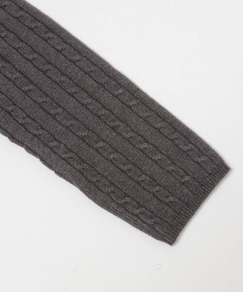 SENSE OF PLACE by URBAN RESEARCH（センスオブプレイスバイアーバンリサーチ）の「ミニケーブルペプラムセーター（ニット/セーター・レディース・ネイビー/レッド/アイボリー/チャコールグレー・ONE）」の17枚目の写真