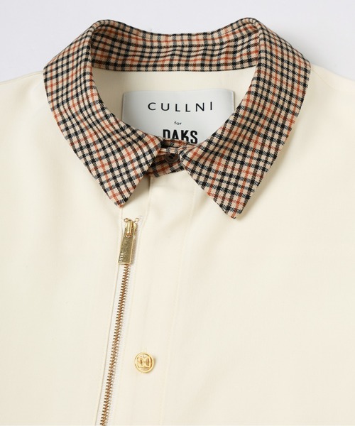CULLNI（クルニ）の「CULLNI for DAKS LONDON Front Zip Shirt（シャツ/ブラウス・メンズ・ブラック/ホワイト/ネイビー/チェック・1/2/0）」の8枚目の写真