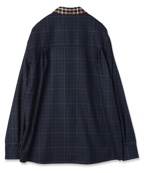 CULLNI（クルニ）の「CULLNI for DAKS LONDON Front Zip Shirt（シャツ/ブラウス・メンズ・ブラック/ホワイト/ネイビー/チェック・1/2/0）」の16枚目の写真