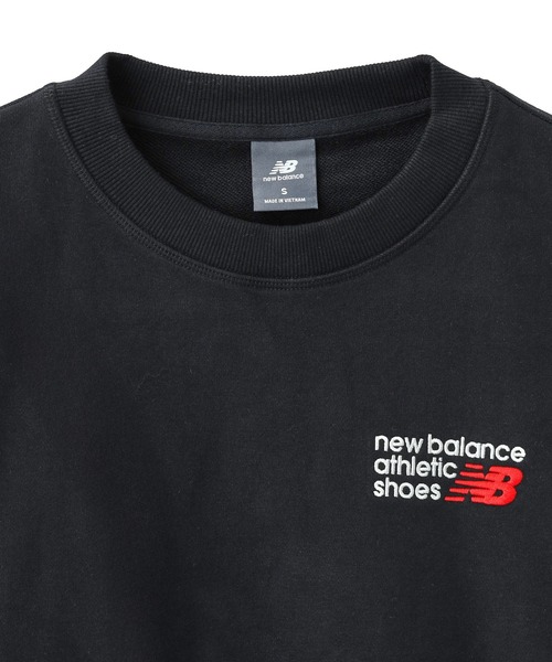 NEW BALANCE(ニューバランス)の「NEW BALANCE Athletics Premium Logo Sweat Crew MT41547(スウェット・メンズ・ブラック/アッシュ/ベージュ・L/XL/M)」の7枚目の写真