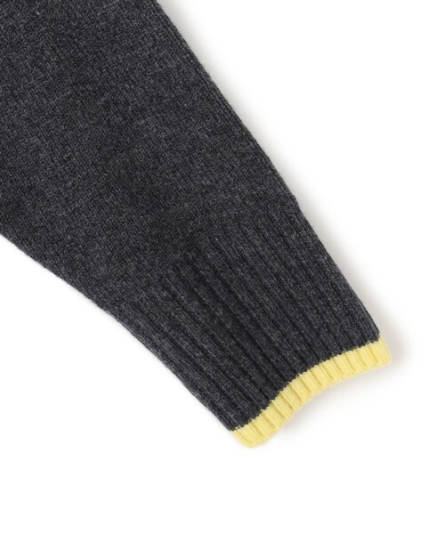 セール】ウールカシミヤ コンビカラー オフタートル ニット（ニット