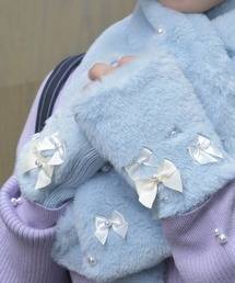 axes femme | アソートリボンファー手袋(手袋)