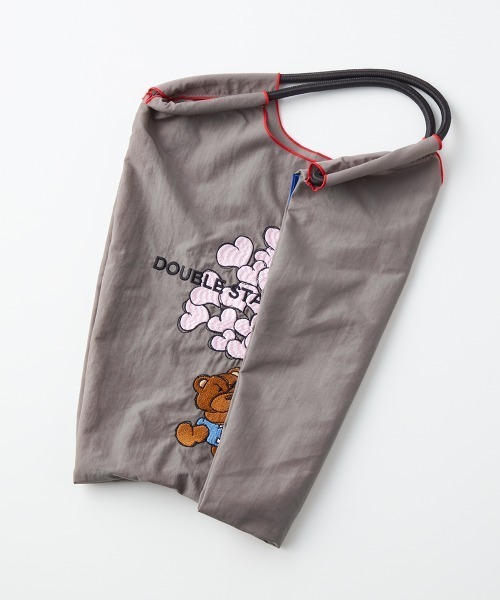 DOUBLE STANDARD CLOTHING（ダブルスタンダードクロージング）の「Ball&Chain / バルーンベアミニショッピングバッグ（WEB限定）（エコバッグ/サブバッグ・レディース・グレー・FREE）」の5枚目の写真
