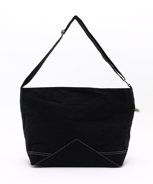 COSSHI（コッシ）の「COSSHI RIP-STOP PARAFFIN SHOULDER（ショルダーバッグ・メンズ・ネイビー/ブラック/ライトグレー・FREE）」の16枚目の写真