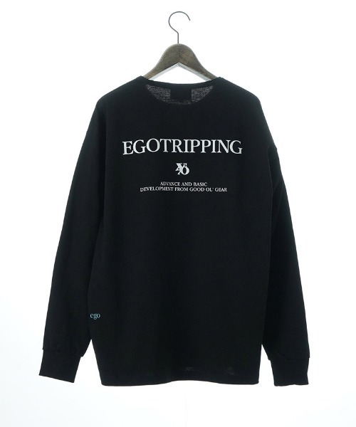 EGO TRIPPING(エゴトリッピング)の「mlt5488-PRINTTEE -B long カットソー ロンT(666604)(Tシャツ/カットソー・メンズ・ブラック/ホワイト・48/46/50)」の19枚目の写真