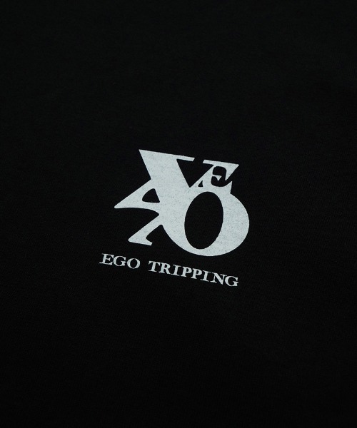 EGO TRIPPING(エゴトリッピング)の「mlt5488-PRINTTEE -B long カットソー ロンT(666604)(Tシャツ/カットソー・メンズ・ブラック/ホワイト・48/46/50)」の10枚目の写真