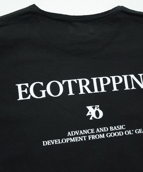 EGO TRIPPING(エゴトリッピング)の「mlt5488-PRINTTEE -B long カットソー ロンT(666604)(Tシャツ/カットソー・メンズ・ブラック/ホワイト・48/46/50)」の13枚目の写真