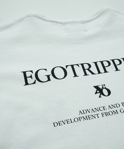 EGO TRIPPING(エゴトリッピング)の「mlt5488-PRINTTEE -B long カットソー ロンT(666604)(Tシャツ/カットソー・メンズ・ブラック/ホワイト・48/46/50)」の9枚目の写真