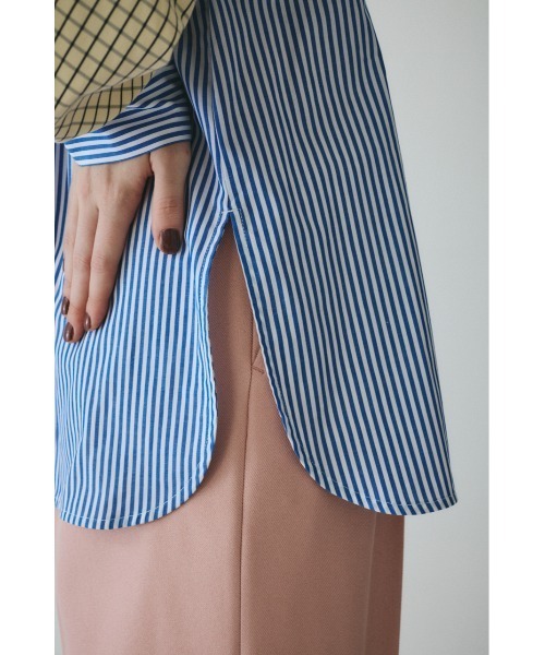 HeRIN.CYE(ヘリンドットサイ)の「Mix pattern shirt ミックスパターンシャツ(シャツ/ブラウス・レディース・ピンク/ブルー・FREE)」の11枚目の写真