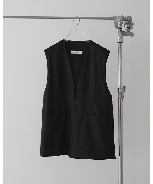 anuke（アンヌーク）の「Keyneck Over Vest（その他アウター・レディース・モカ/ブラック・36inch/38inch）」の15枚目の写真