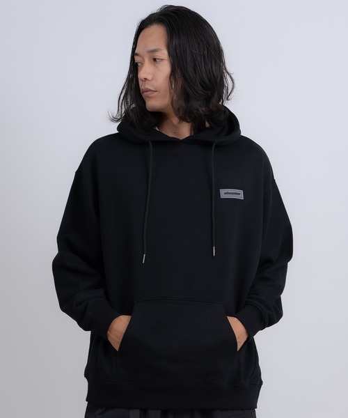 SIDEWAY STANCE（サイドウェイスタンス）の「【SIDEWAY STANCE】ワンポイント スウェット プルパーカー（パーカー・メンズ・ブラック/グレー/ホワイト/ホワイト系/ブラック系/グレー系・SMALL/X-LARGE/LARGE/MEDIUM）」の10枚目の写真