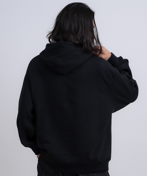 SIDEWAY STANCE（サイドウェイスタンス）の「【SIDEWAY STANCE】ワンポイント スウェット プルパーカー（パーカー・メンズ・ブラック/グレー/ホワイト/ホワイト系/ブラック系/グレー系・SMALL/X-LARGE/LARGE/MEDIUM）」の12枚目の写真