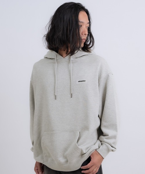 SIDEWAY STANCE（サイドウェイスタンス）の「【SIDEWAY STANCE】ワンポイント スウェット プルパーカー（パーカー・メンズ・ブラック/グレー/ホワイト/ホワイト系/ブラック系/グレー系・SMALL/X-LARGE/LARGE/MEDIUM）」の13枚目の写真
