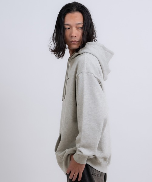 SIDEWAY STANCE（サイドウェイスタンス）の「【SIDEWAY STANCE】ワンポイント スウェット プルパーカー（パーカー・メンズ・ブラック/グレー/ホワイト/ホワイト系/ブラック系/グレー系・SMALL/X-LARGE/LARGE/MEDIUM）」の14枚目の写真