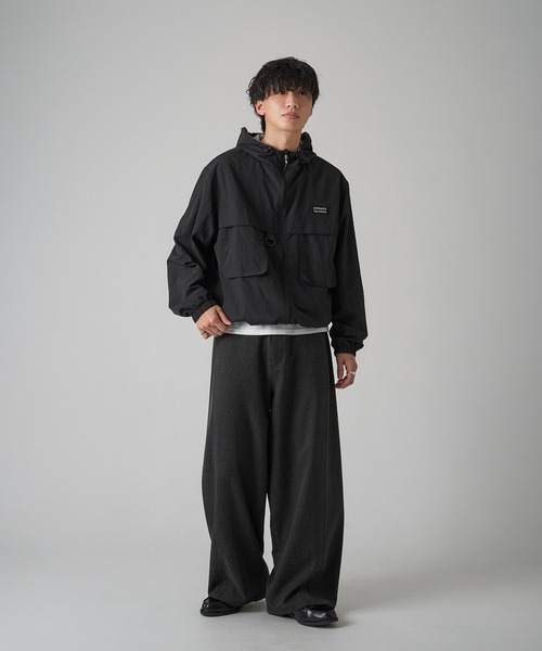 kutir（クティール）の「NYLON REVERSIBLE MOUNTAIN PARKER／ナイロンリバーシブルマウンテンパーカー（マウンテンパーカー・メンズ・ネイビー/ライトグレー/ブラック・LARGE/MEDIUM/SMALL）」の6枚目の写真