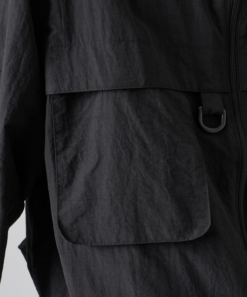 kutir（クティール）の「NYLON REVERSIBLE MOUNTAIN PARKER／ナイロンリバーシブルマウンテンパーカー（マウンテンパーカー・メンズ・ネイビー/ライトグレー/ブラック・LARGE/MEDIUM/SMALL）」の19枚目の写真