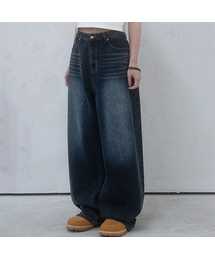 AVANDRESS（アバンドレス ）の「Basic Brush Daily Wide Pants DEEP BLUE（デニムパンツ）」