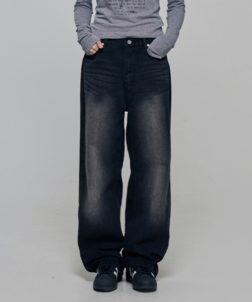 セール】[デイリー四季] SDPミニマルストレートデニムパンツ4カラー