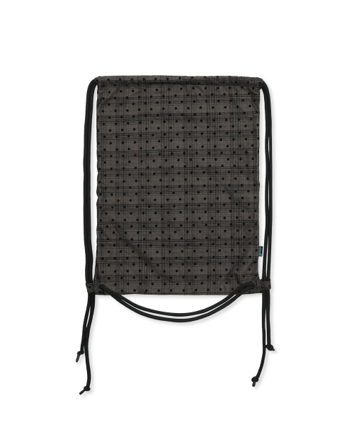 GLACK(グラック)の「GZB001 ドットパターンチェックストリングバッグ (ブラック)(バックパック/リュック・レディース・その他・F)」の8枚目の写真