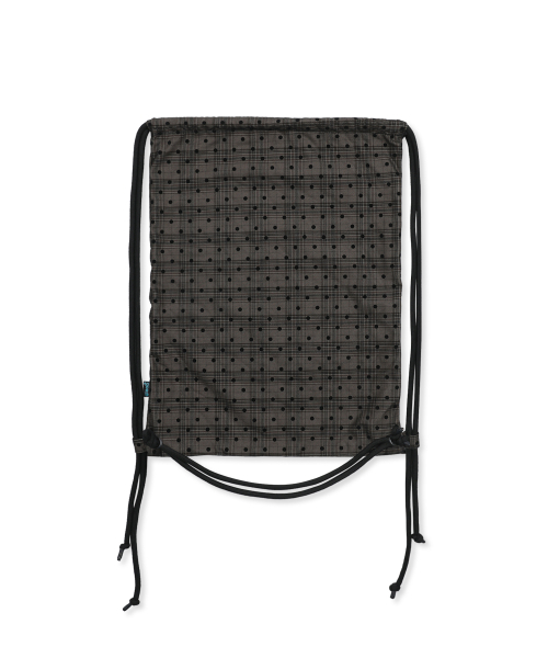 GLACK(グラック)の「GZB001 ドットパターンチェックストリングバッグ (ブラック)(バックパック/リュック・レディース・その他・F)」の9枚目の写真