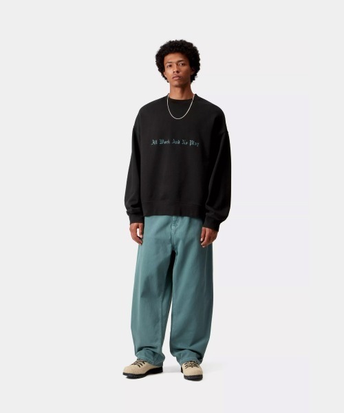 Carhartt WIP(カーハートダブリューアイピー)の「Carhartt WIP NO PLAY SWEATSHIRT(カーハートワークインプログレス ノープレイ スウェットシャツ)(スウェット・メンズ・ブラック/グレー系・SMALL/MEDIUM/LARGE/X-LARGE)」の6枚目の写真
