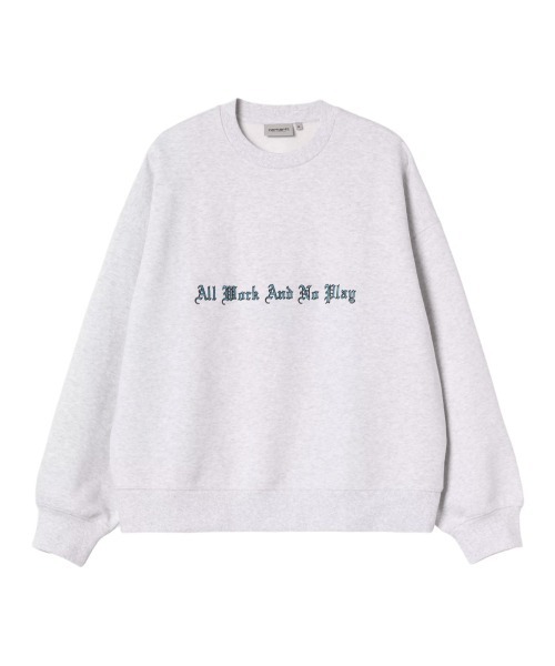 Carhartt WIP(カーハートダブリューアイピー)の「Carhartt WIP NO PLAY SWEATSHIRT(カーハートワークインプログレス ノープレイ スウェットシャツ)(スウェット・メンズ・ブラック/グレー系・SMALL/MEDIUM/LARGE/X-LARGE)」の7枚目の写真