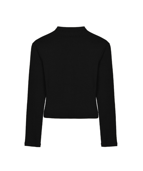 NICK&NICOLE(ニックアンドニコール)の「NICOLE SLIM HALF NECK TOP_BLACK(Tシャツ/カットソー・レディース・その他・FREE)」の4枚目の写真