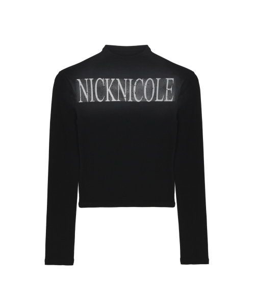 NICK&NICOLE(ニックアンドニコール)の「NICOLE SLIM HALF NECK TOP_BLACK(Tシャツ/カットソー・レディース・その他・FREE)」の5枚目の写真