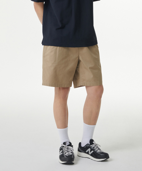 MUSINSA STANDARD（ムシンサスタンダード）の「コットンバンディングショーツ[ベージュ]（その他パンツ・メンズ・その他・34/32/30/26/28/38/36）」の2枚目の写真