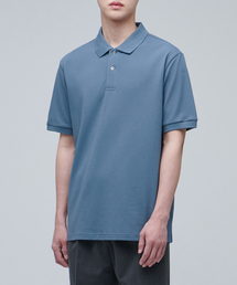 MUSINSA STANDARD（ムシンサスタンダード）の「[COOLTANDARD] PIQUE POLO SHIRT [BLUE GRAY]（ポロシャツ）」